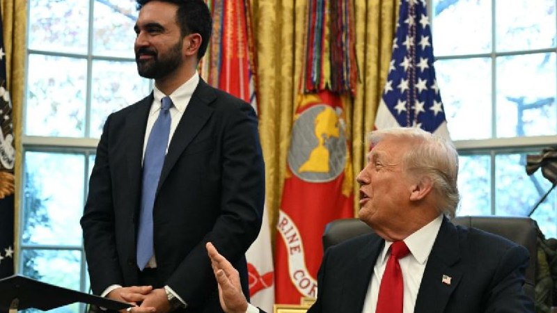 特朗普和马姆达尼希望在“富有成效”的会晤后建立积极的关系