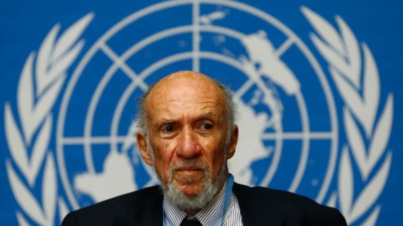 曾调查以色列侵犯人权行为的联合国前特别报告员在加拿大接受讯问