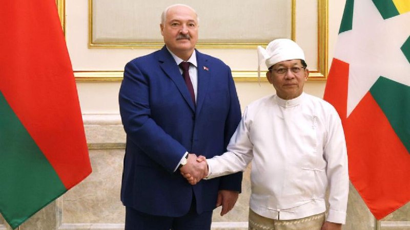 白俄罗斯总统卢卡申科成为政变以来第二位访问缅甸的领导人